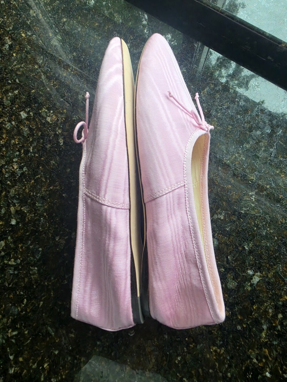 Loeffler Randall Landon Ballet Flat in Powder Pink Moiré Sz 7.5 - Picture 10 of 12